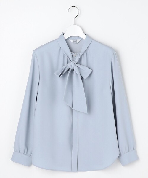J.PRESS(ジェイプレス)の「ヌーディスバックサテン ブラウス(シャツ/ブラウス・レディース・ホワイト系/サックスブルー系・F)」の19枚目の写真