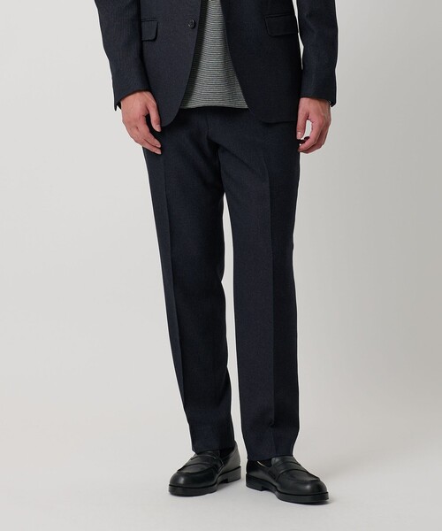A DAY IN THE LIFE UNITED ARROWS(アデイインザライフユナイテッドアローズ)の「メランジ ホップサック スラックス-セットアップ対応・ウォッシャブル-<A DAY IN THE LIFE>(スラックス・メンズ・ダークグレー/ネイビー・S/M/XL/L)」の3枚目の写真