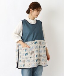 one'sterrace(ワンズテラス)の【あったか】キルト タブリエ エプロン ヴェリアスキャット(エプロン)