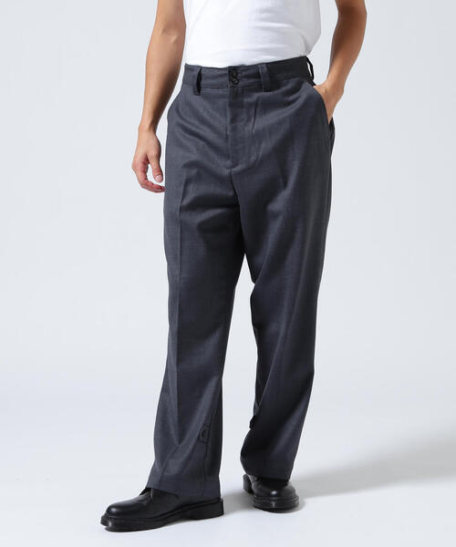 Toironier（トワロニエ）の「Toironier/トワロニエ/Adjust Hem Military Tr（スラックス・メンズ・ブラウン/ブラック/チャコールグレー・1/2/3）」の2枚目の写真