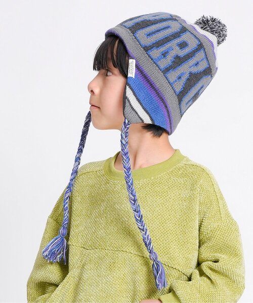 F.O.KIDS（エフオーキッズ）の「ニットキャップ（ニットキャップ/ビーニー・キッズ・チャコール/レッド/グリーン・58/54/50）」の2枚目の写真