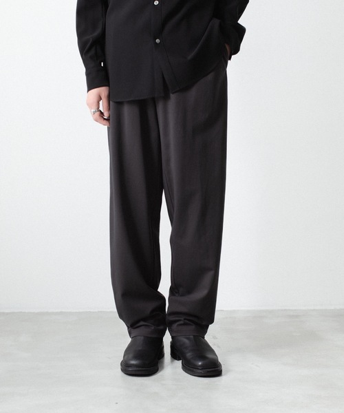 ATTACHMENT(アタッチメント)の「コットン ダブルフェイス ラウンジトラウザーズ / COTTON DOUBLE FACE LOUNGE TROUSERS(その他パンツ・メンズ・ダークベージュ/ダークグレー/ブラウン/ブラック・3/2/1/4)」の3枚目の写真