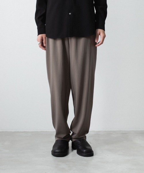 ATTACHMENT(アタッチメント)の「コットン ダブルフェイス ラウンジトラウザーズ / COTTON DOUBLE FACE LOUNGE TROUSERS(その他パンツ・メンズ・ダークベージュ/ダークグレー/ブラウン/ブラック・3/2/1/4)」の20枚目の写真