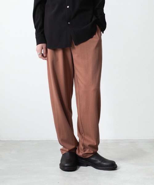 ATTACHMENT(アタッチメント)の「コットン ダブルフェイス ラウンジトラウザーズ / COTTON DOUBLE FACE LOUNGE TROUSERS(その他パンツ・メンズ・ダークベージュ/ダークグレー/ブラウン/ブラック・3/2/1/4)」の11枚目の写真