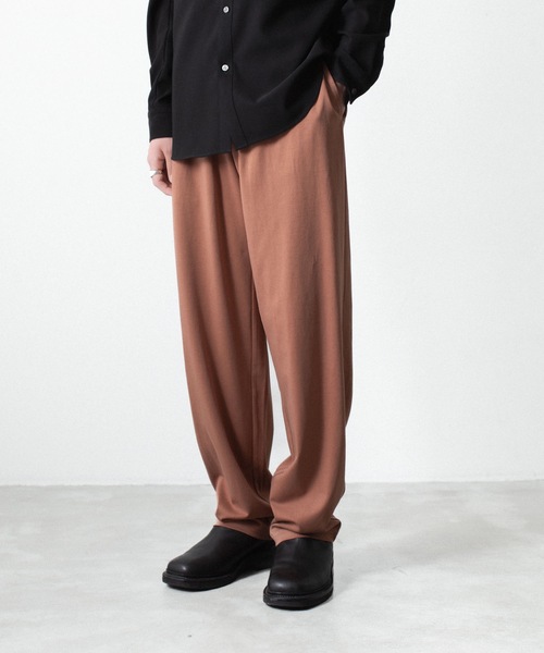 ATTACHMENT(アタッチメント)の「コットン ダブルフェイス ラウンジトラウザーズ / COTTON DOUBLE FACE LOUNGE TROUSERS(その他パンツ・メンズ・ダークベージュ/ダークグレー/ブラウン/ブラック・3/2/1/4)」の13枚目の写真