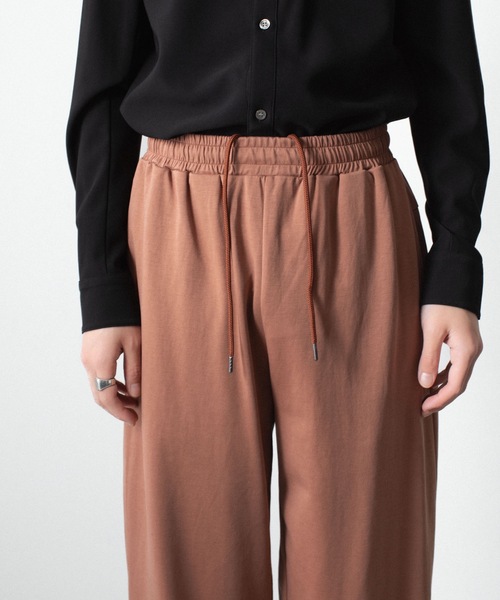 ATTACHMENT(アタッチメント)の「コットン ダブルフェイス ラウンジトラウザーズ / COTTON DOUBLE FACE LOUNGE TROUSERS(その他パンツ・メンズ・ダークベージュ/ダークグレー/ブラウン/ブラック・3/2/1/4)」の16枚目の写真