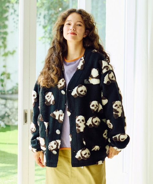 セール】オリジナル ジャガードボア コンチョカーデ W（その他アウター