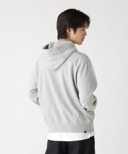 Alpha Industries（アルファインダストリーズ）の「【日本限定】Alpha Industries/アルファインダストリーズ/SNOW WASH HOODIE/スノー ウォッシュ フーディー（パーカー・メンズ・ネイビー/その他5/グレー/ブラック/オリーブ系・L/M/S/2XL/XL）」の9枚目の写真
