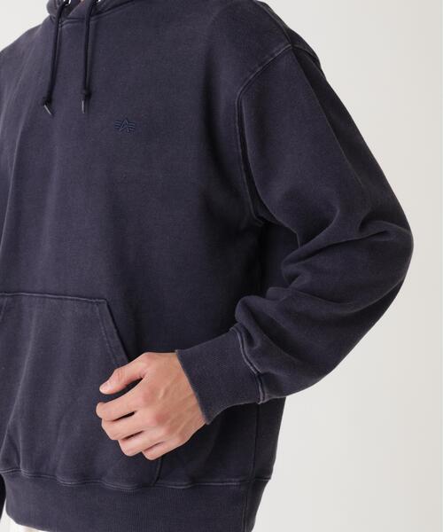 Alpha Industries（アルファインダストリーズ）の「Alpha Industries/アルファインダストリーズ/SNOW WASH HOODIE/スノー ウォッシュ フーディー（パーカー・メンズ・ネイビー/その他5/グレー/ブラック/オリーブ系・L/M/S/2XL/XL）」の22枚目の写真