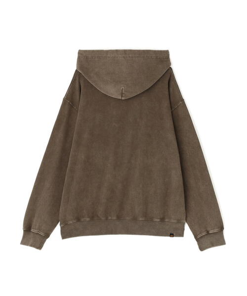 Alpha Industries（アルファインダストリーズ）の「Alpha Industries/アルファインダストリーズ/SNOW WASH HOODIE/スノー ウォッシュ フーディー（パーカー・メンズ・ネイビー/その他5/グレー/ブラック/オリーブ系・L/M/S/2XL/XL）」の8枚目の写真