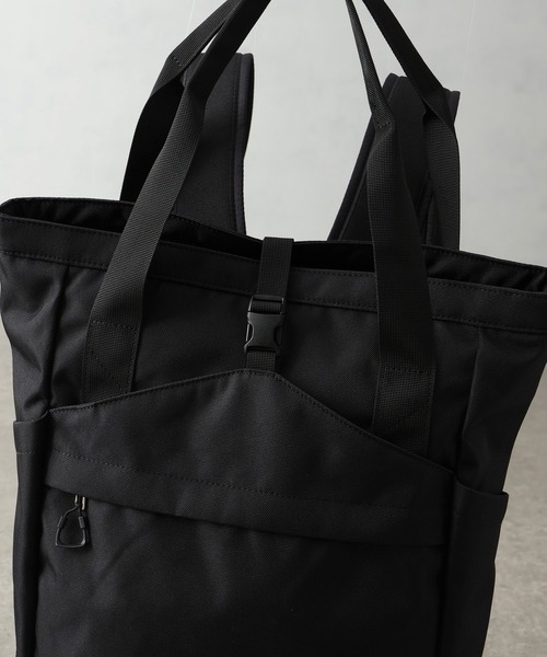 Overland（オーバーランド）の「【OverLand EQUIPMENT/オーバーランドイクイップメント】2WAY BACK PACK / 2ウェイ バック パック（約20L）（バックパック/リュック・メンズ・ブラック・FREE）」の2枚目の写真