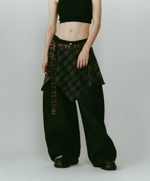 Knuth Marf | shirt wrap denim pants(デニムパンツ)