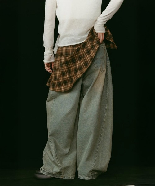 shirt wrap denim pants（デニムパンツ）｜Knuth Marf（クヌースマーフ