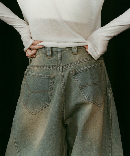 shirt wrap denim pants（デニムパンツ）｜Knuth Marf（クヌースマーフ