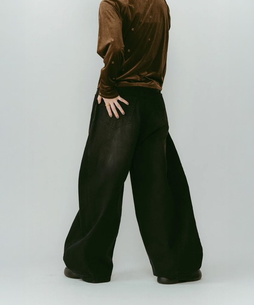 shirt wrap denim pants（デニムパンツ）｜Knuth Marf（クヌースマーフ