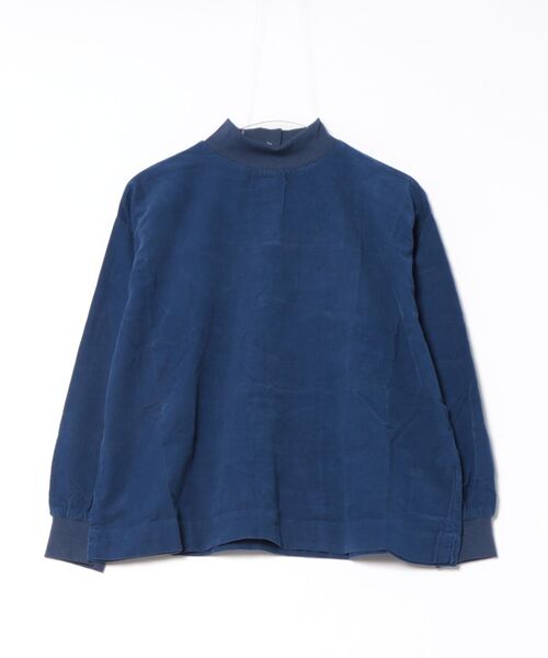 LBC(エルビーシー)の「21Wコーデュロイリブ付きプルオーバー(Tシャツ/カットソー・レディース・ダークブルー/グレー/オフホワイト・M)」の3枚目の写真