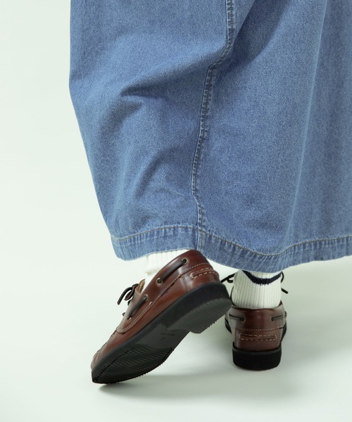 PAR ICI（パーリッシィ）の「ライトオンスデニム 後ろゴムスカート(セットアップ対応)（スカート・レディース・ブルー・FREE）」の7枚目の写真