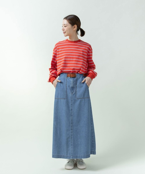 PAR ICI（パーリッシィ）の「ライトオンスデニム 後ろゴムスカート(セットアップ対応)（スカート・レディース・ブルー・FREE）」の20枚目の写真