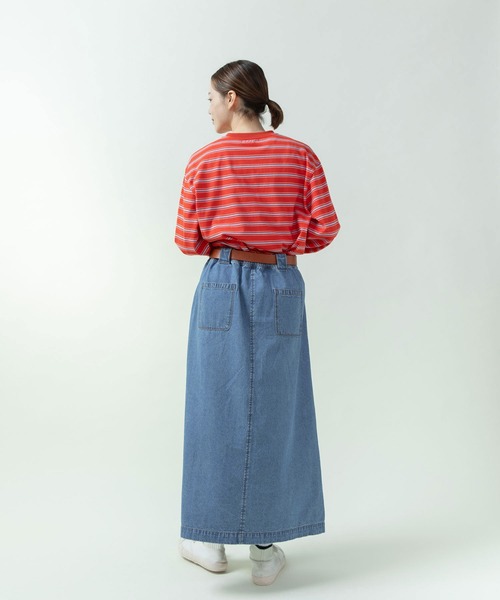 PAR ICI（パーリッシィ）の「ライトオンスデニム 後ろゴムスカート(セットアップ対応)（スカート・レディース・ブルー・FREE）」の9枚目の写真