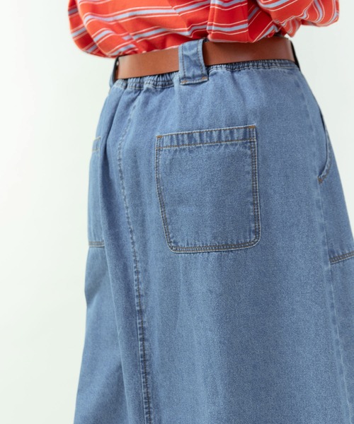 PAR ICI（パーリッシィ）の「ライトオンスデニム 後ろゴムスカート(セットアップ対応)（スカート・レディース・ブルー・FREE）」の18枚目の写真