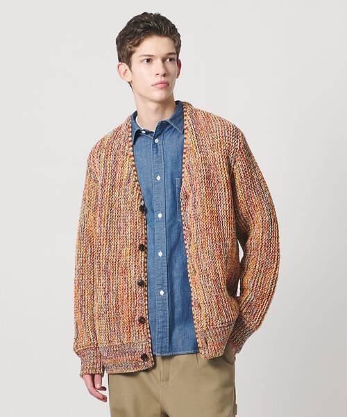 Coohem（コーヘン）の「＜COOHEM＞ BIG LINKS CARDIGAN/カーディガン（カーディガン/ボレロ・メンズ・レッド/ネイビー・M/L）」の3枚目の写真