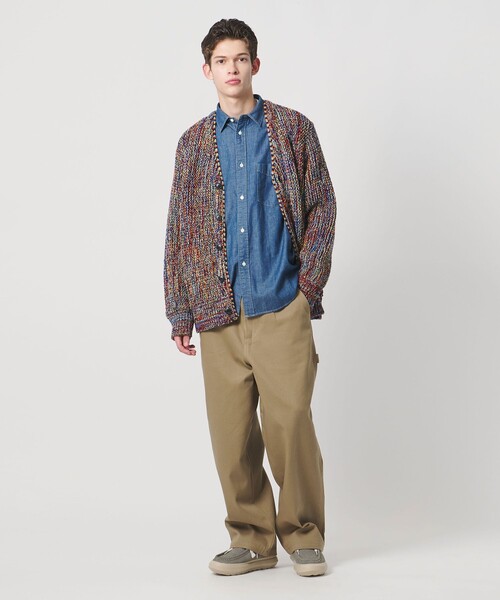 Coohem（コーヘン）の「＜COOHEM＞ BIG LINKS CARDIGAN/カーディガン（カーディガン/ボレロ・メンズ・レッド/ネイビー・M/L）」の6枚目の写真