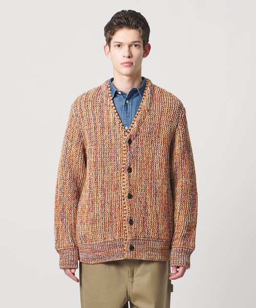 Coohem（コーヘン）の「＜COOHEM＞ BIG LINKS CARDIGAN/カーディガン（カーディガン/ボレロ・メンズ・レッド/ネイビー・M/L）」の7枚目の写真