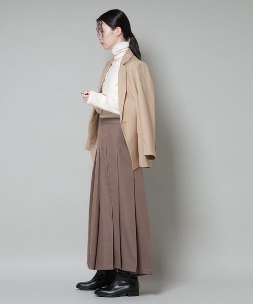 NANO universe(ナノユニバース)の「洗濯機洗可メタルボタンリブニット(ニット/セーター・レディース・オフホワイト/ブラック/ライトグレー・FREE)」の9枚目の写真