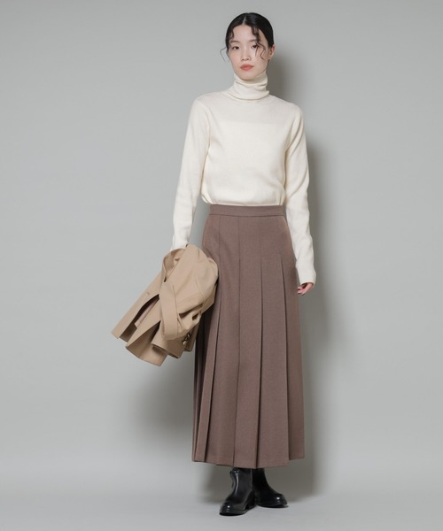 NANO universe(ナノユニバース)の「洗濯機洗可メタルボタンリブニット(ニット/セーター・レディース・オフホワイト/ブラック/ライトグレー・FREE)」の15枚目の写真