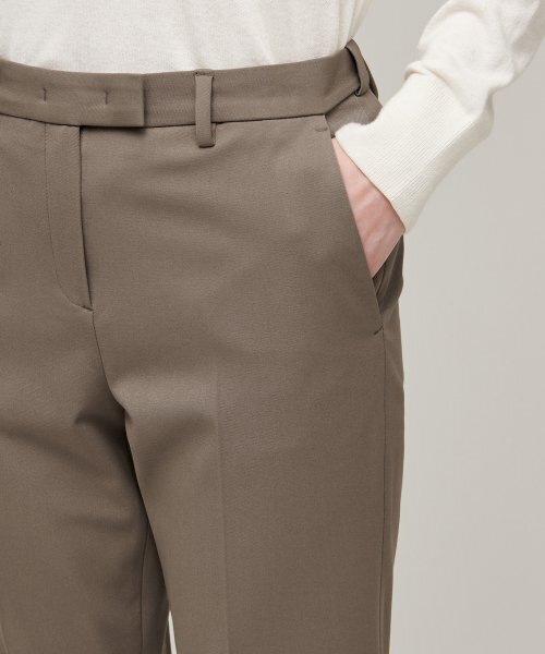 MUSINSA STANDARD WOMAN(ムシンサスタンダードウーマン)の「レディースヘビー級インナーナッピングスリムストレート隠しバンディングスラックス【ダスティベージュ】(スラックス・レディース・その他・34/32/30/31/24/25/26/27/28/29)」の4枚目の写真