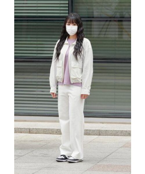 MUSINSA STANDARD WOMAN（ムシンサスタンダードウーマン）の「ウィメンズフラットテリー ワイドラウンジスウェットパンツ [クリーム]（スウェットパンツ・レディース・その他・SMALL/MEDIUM/LARGE/X-SMALL）」の7枚目の写真
