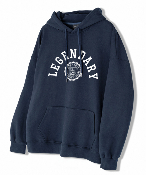 UNDEROFF(アンダーオフ)の「アセンティックリラックスドレジェンダリーフードパーカーグレー(パーカー・レディース・グレー・SMALL/MEDIUM/LARGE/X-LARGE)」の2枚目の写真