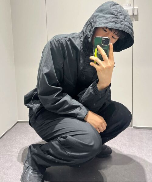 MUSINSA STANDARD（ムシンサスタンダード）の「コットンパラシュートパンツ[ブラック]（その他パンツ・メンズ・その他・30/31/33/26/27/28/40/38/42/36/34/32/29）」の14枚目の写真
