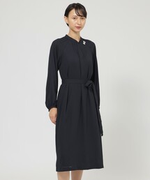 【ウォッシャブル】バックサテンアムンゼン　ワンピース
