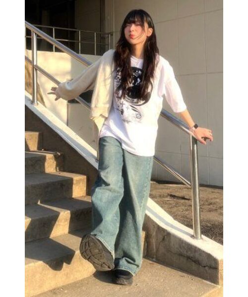NOMANUAL(NOMANUAL)の「RAVE T-SHIRT - WHITE(Tシャツ/カットソー・メンズ・その他・MEDIUM/LARGE/X-LARGE/SMALL)」の12枚目の写真
