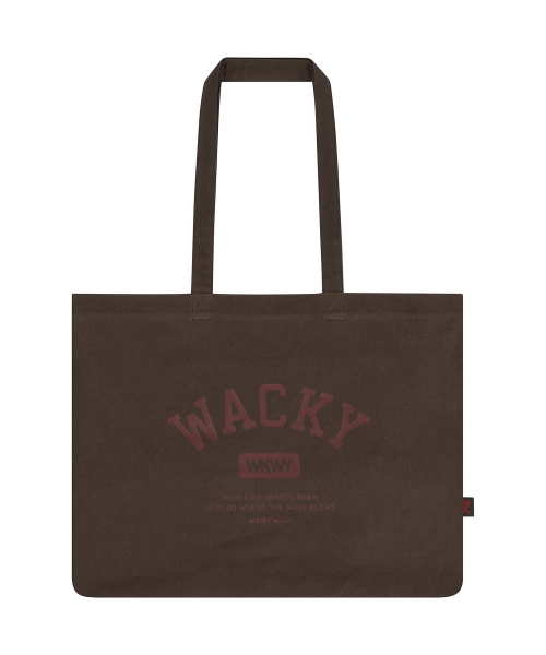 Wacky WiLLy(ワッキーウィリー)の「デイリーエコバッグ ブラウン(エコバッグ/サブバッグ・レディース・その他・F)」の2枚目の写真