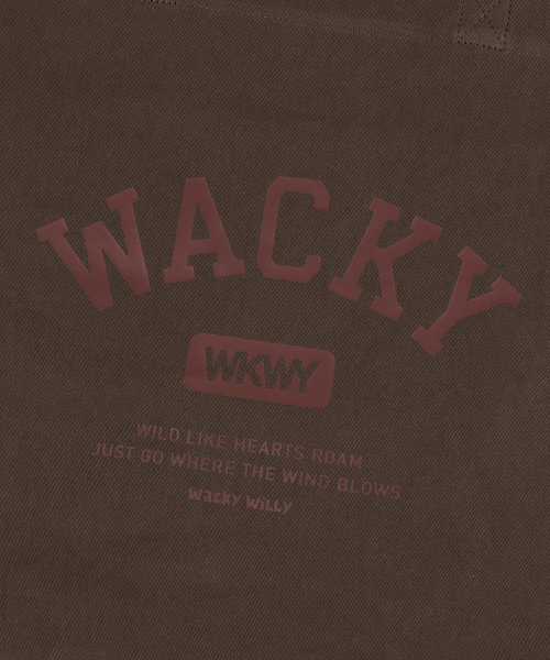 Wacky WiLLy(ワッキーウィリー)の「デイリーエコバッグ ブラウン(エコバッグ/サブバッグ・レディース・その他・F)」の5枚目の写真