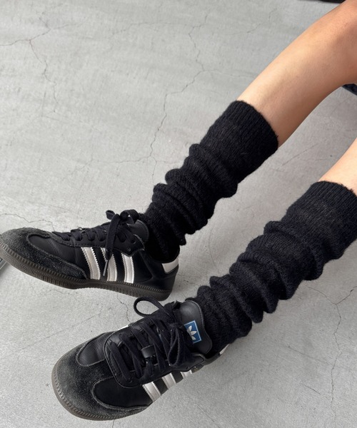 CANAL JEAN（キャナルジーン）の「El mar　ヘアリールーズソックス（ソックス/靴下・レディース・モカ/アイボリー/ブラック/グレー・ONE SIZE）」の3枚目の写真