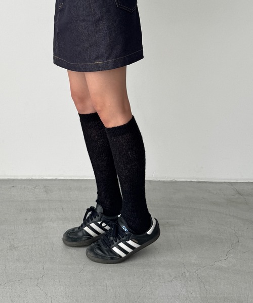 CANAL JEAN（キャナルジーン）の「El mar　ヘアリールーズソックス（ソックス/靴下・レディース・モカ/アイボリー/ブラック/グレー・ONE SIZE）」の6枚目の写真