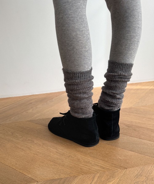 CANAL JEAN（キャナルジーン）の「El mar　ヘアリールーズソックス（ソックス/靴下・レディース・モカ/アイボリー/ブラック/グレー・ONE SIZE）」の9枚目の写真