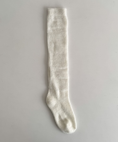 CANAL JEAN（キャナルジーン）の「El mar　ヘアリールーズソックス（ソックス/靴下・レディース・モカ/アイボリー/ブラック/グレー・ONE SIZE）」の10枚目の写真