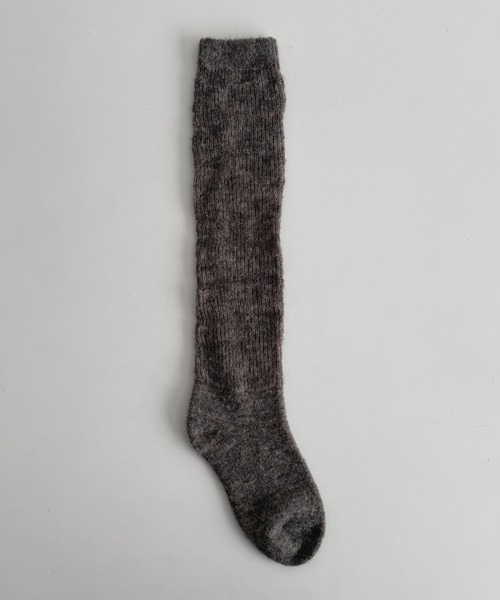 CANAL JEAN（キャナルジーン）の「El mar　ヘアリールーズソックス（ソックス/靴下・レディース・モカ/アイボリー/ブラック/グレー・ONE SIZE）」の14枚目の写真