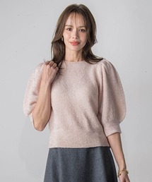ラメシャギーニット≪手洗い可能≫