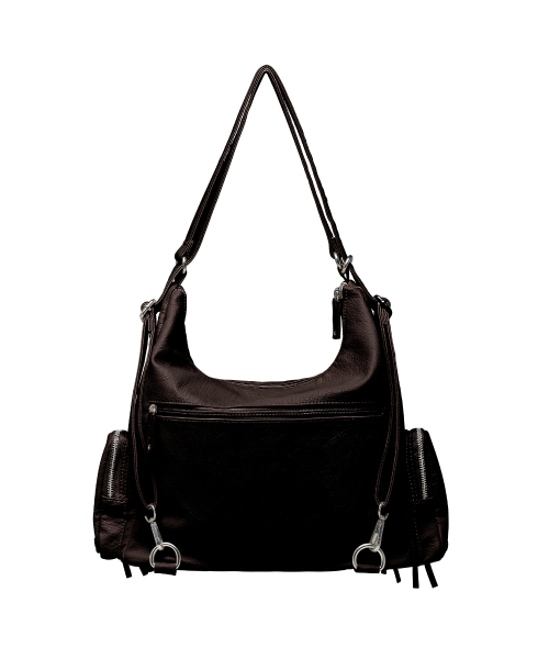 BLACKPURPLE(ブラックパープル)の「レト マルチカーゴバッグ Leto Multi Cargo Bag _ブラウン(ショルダーバッグ・レディース・ブラウン・FREE)」の4枚目の写真