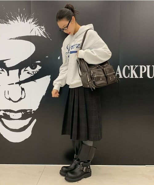 BLACKPURPLE(ブラックパープル)の「レト マルチカーゴバッグ Leto Multi Cargo Bag _ブラウン(ショルダーバッグ・レディース・ブラウン・FREE)」の10枚目の写真