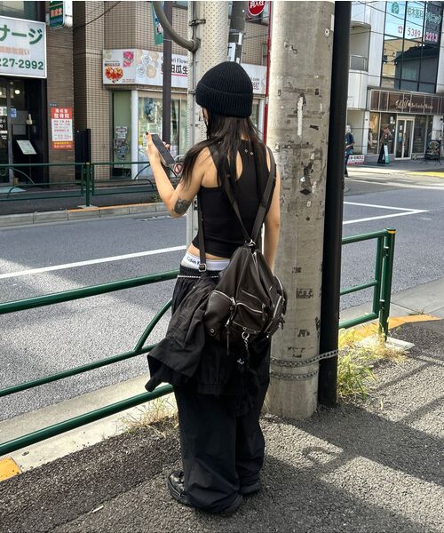 BLACKPURPLE(ブラックパープル)の「レト マルチカーゴバッグ Leto Multi Cargo Bag _ブラウン(ショルダーバッグ・レディース・ブラウン・FREE)」の21枚目の写真