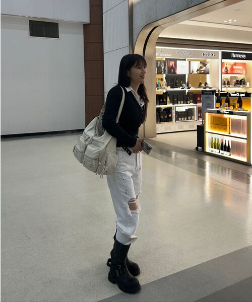 BLACKPURPLE(ブラックパープル)の「レト マルチカーゴバッグ Leto Multi Cargo Bag _ブラウン(ショルダーバッグ・レディース・ブラウン・FREE)」の22枚目の写真
