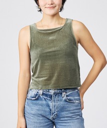 【Keena/キーナ】ベルベットタンクトップス/トップス/ベロア/レイヤード【WEB限定】