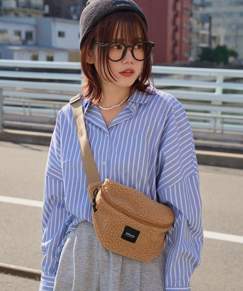 athleta ］ボアボディバッグ（ボディバッグ/ウエストポーチ）｜ATHLETA