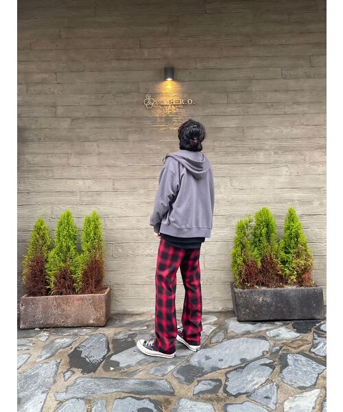 TOFFEE（トフィー）の「2WAYスウェットフード集業（CHARCOAL）（パーカー・レディース・その他・LARGE/MEDIUM/SMALL/X-LARGE）」の8枚目の写真